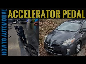 2009-2015 Toyota Prius: How To Replace The Accelerator Pedal