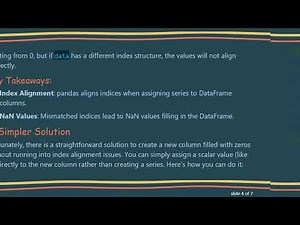 Why Does pd.Series(np.zeros(len(data))) Return NaN?