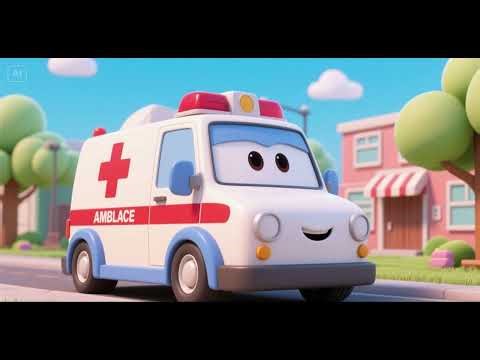Ambulance to the Rescue Song | Nursery Rhymes & Kids Songs 🚑🎶