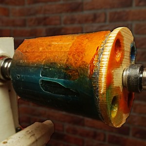 2.3M views · 4.7K reactions | Turning Wood Shavings & Dust in Epoxy Resin  Follow for More Videos!  #diy #epoxy #resin #design #woodart #woodworking #woodturning #wooddesign #woodwork | Wood Workshop | Facebook