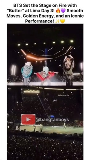 🔥 BTS Butter Performance at Lima Day 3 💜 Smooth Moves & Unstoppable Energy!#Jungkook