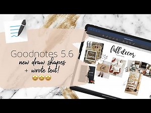 What’s new in Goodnotes 5.6 | shapes + writing to text