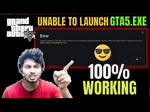 #GTA 5 #Unable to launch #GTA5.exe ERROR fix/ #how to fix GTA5.EXE error ll by borntoplaygames