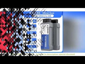 VXDIAG VCX NANO for GM Diagnostic Tool Car OBD2 Scanner J2534 Programming ECU Coding All System Diag