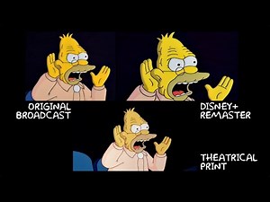 The Simpsons THX Logo Scene - Version Comparison