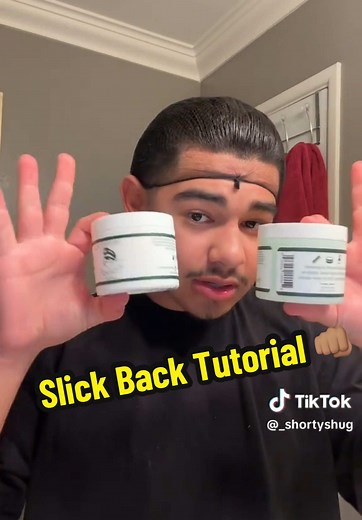 Slick Back Hair Tutorial Using Mr. Turtle Pomade