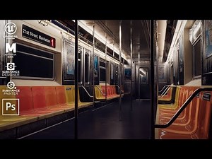 Creating a metro train interior in Unreal Engine 5