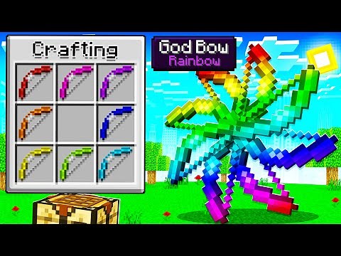 COMBINING EVERY BOW IN MINECRAFT!