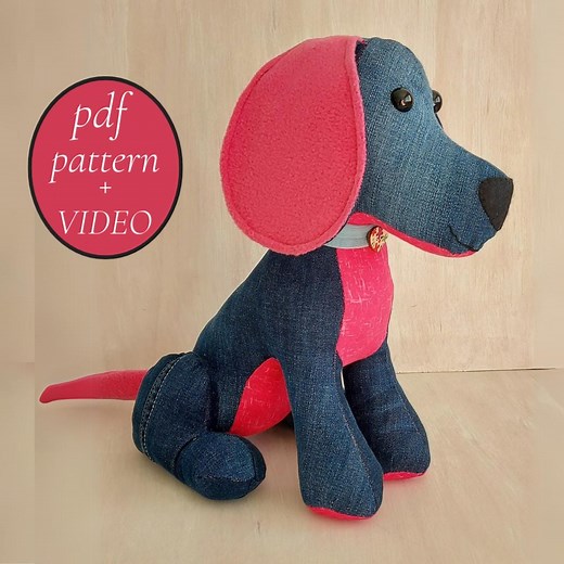Darcy Dog Sewing Pattern: Cocker Spaniel Puppy Stuffed Animal (PDF With Video Tutorial) - Etsy UK
