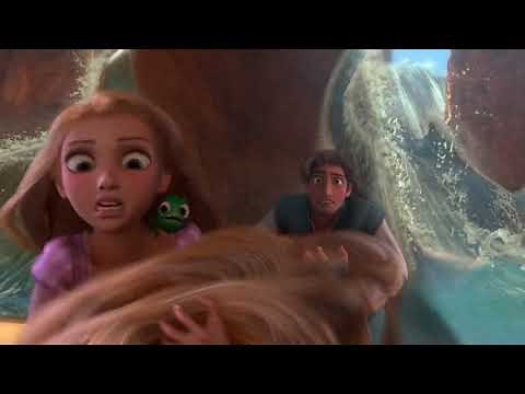Tangled (2010) - Water Dam Scene (5/10) | Cartoon Clips