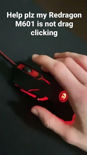 Help my redragon M601 is not drag clicking help if you know what I’m doing wrong￼