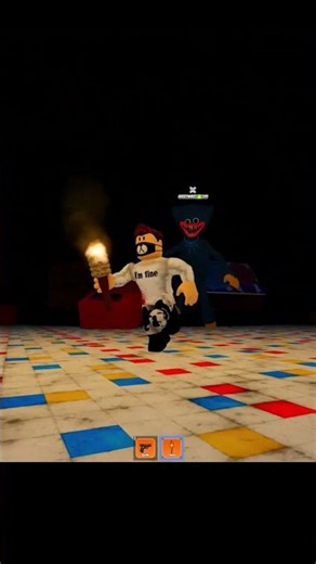 Huggy Wuggy in SCARY HORROR ELEVATOR Roblox Game