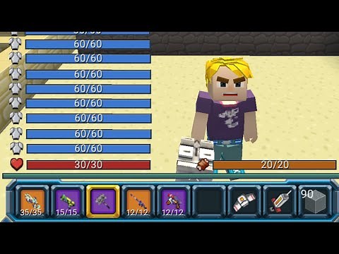 GOD MODE GLITCH in Build And Shoot Funny Moments!! (60 ARMOR) (Blockman Go)