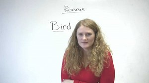 English Pronunciation – Words starting with B