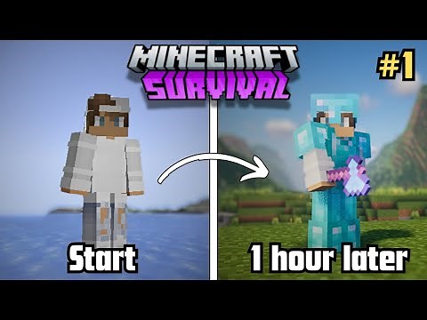 How I Make FULL DIAMOND ARMOR in JUST 1 HOUR
