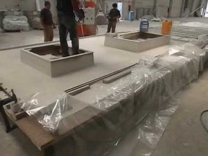 Fabricación y dimensiones de paneles prefabricados de hormigón GRC