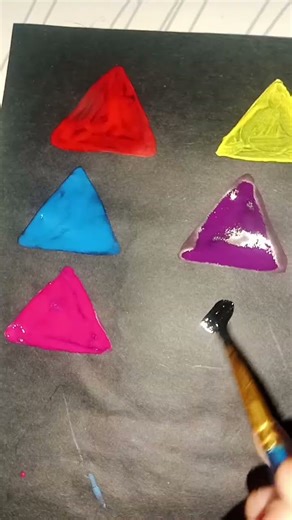 How to use paints for biggners, I could be Red ♥️ #art&craft #sketching #1msubscribers #shortsviral