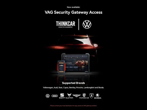 🔑 Unlock VAG SFD Security Gateway Access with Thinkcar UK | Official VAG Diagnostics