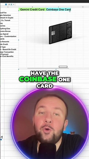 Gemini vs Coinbase - Credit Card Showdown!