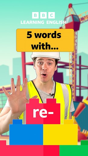 BBC Learning English on Instagram: "🤓 re- is a prefix, which can mean ‘again’. 🤔 How many words do you know that start with ‘re’? In this video, George introduces 5 words with the re- prefix that you can use in everyday conversation. Can you think of any more? ✍️ Share them in the comments! Images: Getty #learningenglish #prefixes #englishlesson #englishvocabulary #englishlanguage #vocab #englishteacher #re #englishclass #englishschool #vocabbuilder"