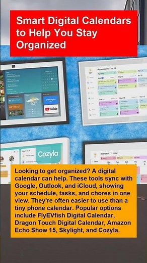 Smart Digital Calendars to Help You Stay Organized
