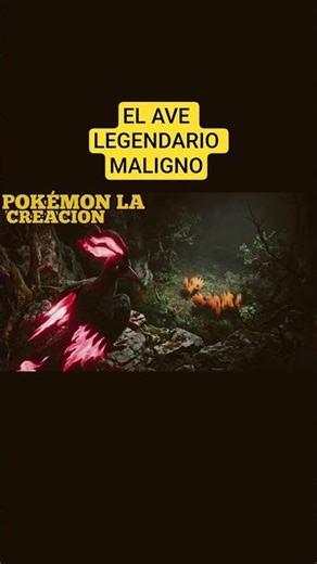 POKÉMON🫣😱El Ave legendario maligno #pokemon