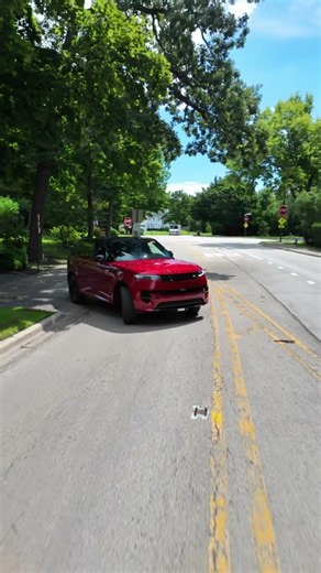 Firenze Red, In Motion | The 2026 Range Rover Sport on North Shore Roads