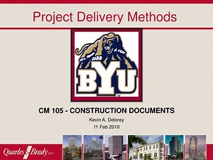 Project Delivery Methods - SlideServe
