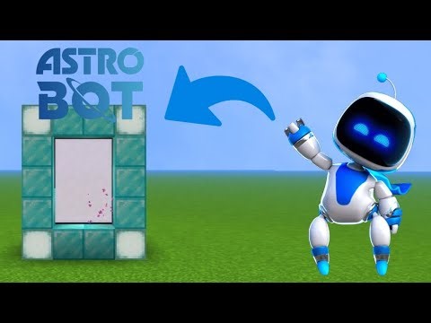 How to Make a Portal to the ASTRO BOT Dimension in Minecraft PE