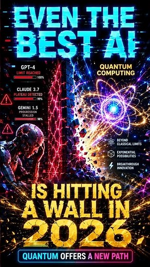 Even the Best AI Is Hitting a Wall in 2026 — Quantum Offers a New Path 🔥