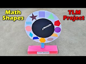 Math shapes TLM working model - Science Project | Maths Project