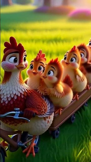 Cute Chick & Mother Bike Ride With Family 🐥💛 | Viral Animal Shorts