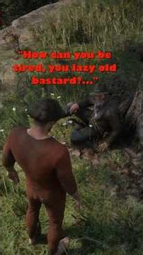 Greet / Greet / Antagonize - Arthur vs Uncle | RDR2 #arthurmorgan #rdr2 #shorts #uncle #gaming