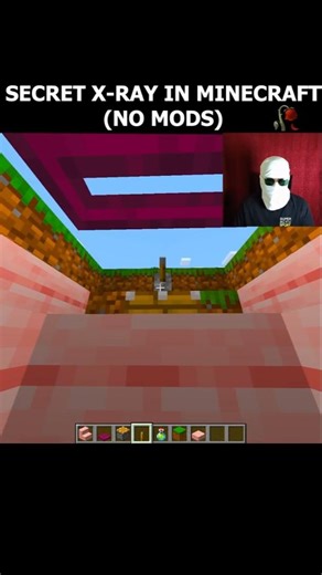 100% Working X-Ray Glitch in Minecraft 👀 #minecraft #shorts