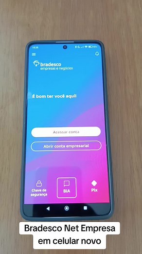 Instalar Bradesco Net Empresa em Celular Novo