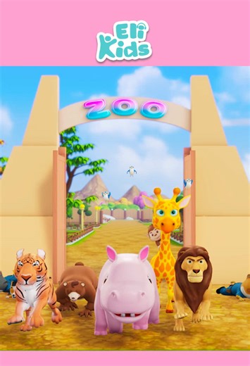 Zoo Animals Escape #elikids
