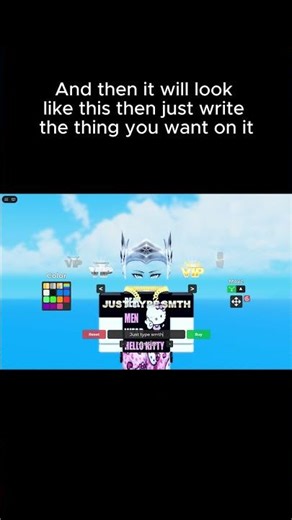 This is how to get a custom necklace in roblox