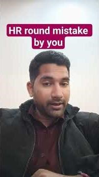 HR Round Interview Mistakes That Reject Candidates | Avoid These Errors #hrround #mncinterv #hrtips