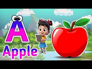 Phonics Song 2 with TWO Words in 3D - A For Airplane - ABC Alphabet Songs with Sounds for Children