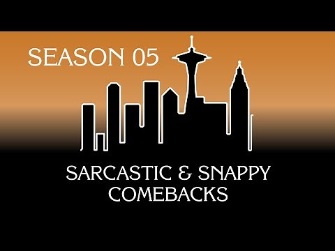 Frasier Season 05: Sarcastic and Snappy Comebacks
