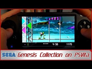 Sega Genesis Collection PSP on PSVita (Off Screen Gameplay)