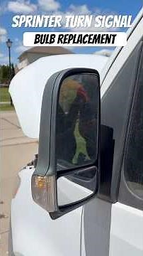 Sprinter mirror turn signal bulb replacement - VS30