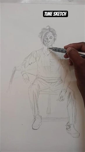 time sketch ✨ drawing 🎨 || #shorts#art#drawing #timesketch