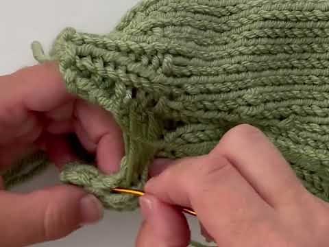 Sweater Seaming Series 3/4: Sewing the Side and Sleeve Seams using Mattress Stitch