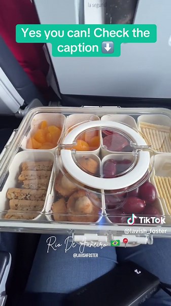 Travel Tip! This DIY snack hack is a game changer for anyone flying long-haul or on airlines that skip the snacks. 🥜🍫Here’s why you should consider making one: 1. Cost-effective: Save your coins by avoiding those pricey airport snacks. 2. Customizable: Cater to your cravings or dietary needs with your favorite treats. 3. Convenient: All your snacks are right there with you, no need to wait for the snack cart to slowly make its way down the aisle. 📸 Check out our snackle box. Pro Tip: Pack sna