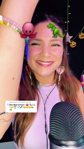 Reply to @bella_mama3106 emoji challenge ♥️ #fyp #asmr YouTube: ASMR Miss Mi