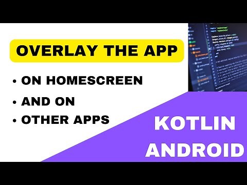 How to Overlay Your App Over Other Apps/Home Screen in Kotlin Android | Draw Over Apps | IT WALA