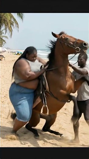 Lagos beach horses have seen things. 😂 #youtubeshorts #shorts #fypシ #funny