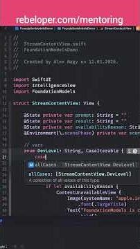 SwiftUI + Apple Intelligence 🤯 Build Skill-Aware AI UX