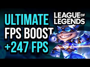 🔧LEAGUE OF LEGENDS: HOW TO INCREASE FPS, FIX FPS DROPS & RUN ON LOW-END PC | Optimizing LoL✔️